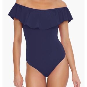 J. Crew Factory Navy off the shoulder bodysuit New size XXL